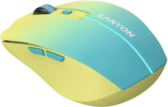 Canyon MW-44 Безжичен Bluetooth Мишка Blue / Yellow