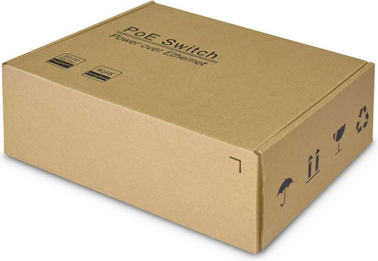 Digitus Unmanaged L2 PoE+ Switch with 4 Ethernet Ports
