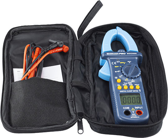 Bormann Pro BDC3000 Clamp Meter Digital 600A AC with Test Leads 028444