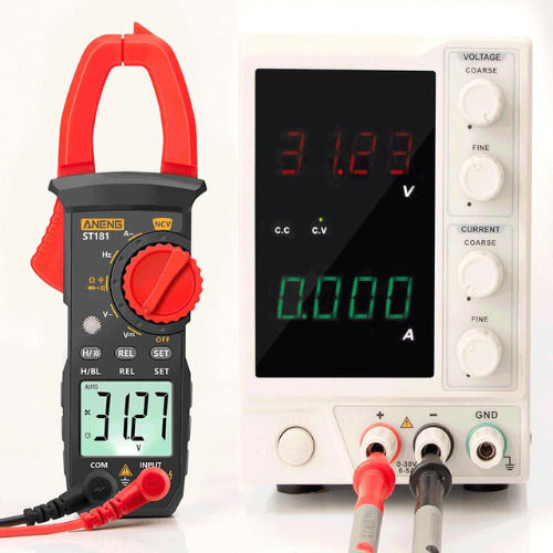 Aneng Clamp Meter Digital 400A AC with Test Leads ST181