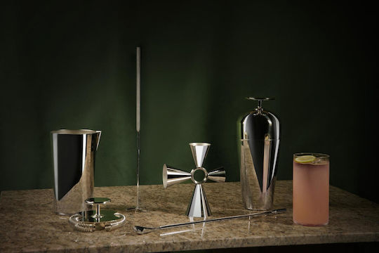 Alessi Μονή Μεζούρα Ποτών με Χωρητικότητα 15/60ml Silver
