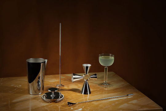 Alessi Μονή Μεζούρα Ποτών με Χωρητικότητα 15/60ml Silver