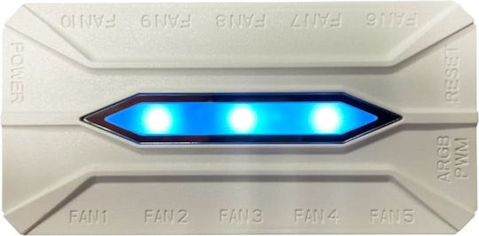 LC-Power Lc-cf-120-argb-kit-w Case Fan 120mm with ARGB Lighting and Connection 6-Pin 3pcs White
