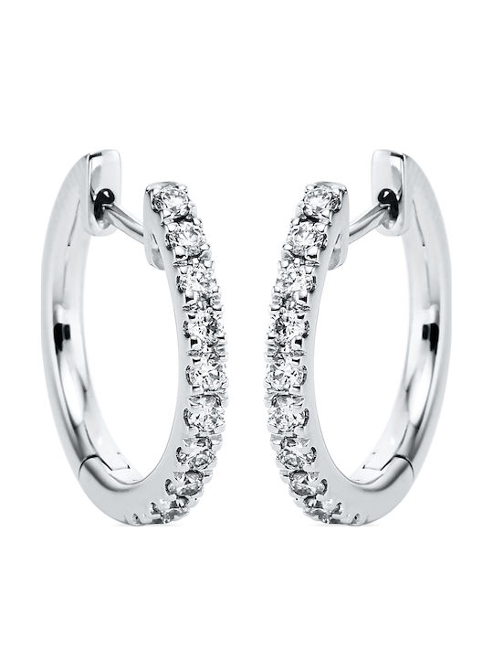 Diamond Group Ohrringe aus White Gold mit Diamant Diamond Group Ohrringe aus White Gold mit Diamant