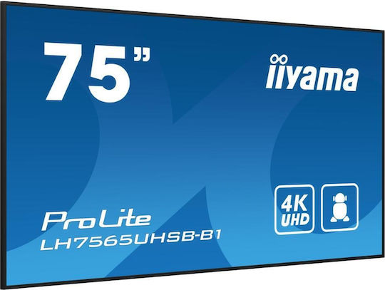 Iiyama LH7565UHSB-B1 Public Display LCD IPS 4K UHD 75"