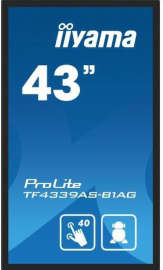 Iiyama Prolite Afișaj Public LCD IPS 4K UHD 43" cu Ecran Tactil