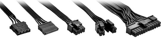 Sharkoon Rebel P10 650W Schwarz Computer-Netzteil Voll verkabelt Cybenetics Silver