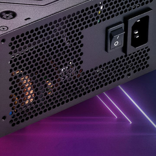 Sharkoon Rebel P10 850W Black Computer Power Supply Full Wired Cybenetics Silver