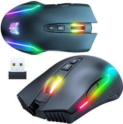 Onikuma CW905 Ασύρματο RGB Gaming Ποντίκι 3600 DPI Μαύρο