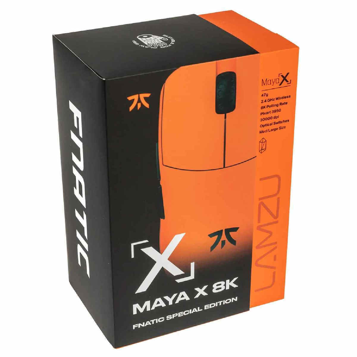 Fnatic x Lamzu MAYA 8K Gaming Mouse Portocaliu | Skroutz Romania