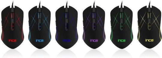 Inca IMG-GT12 Gaming Mouse 3200 DPI Negru