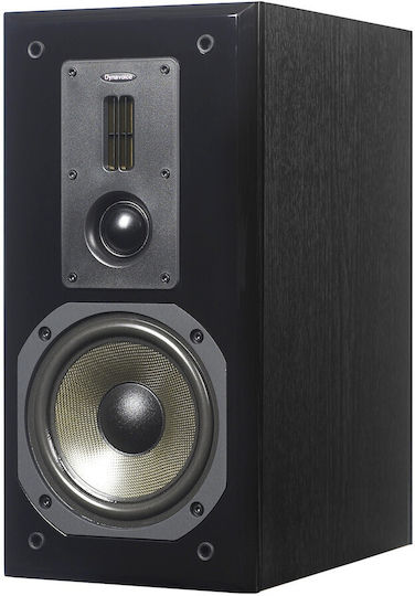 Dynavoice Ζεύγος Ηχείων Hi-Fi Βιβλιοθήκης Π20xΒ33xΥ20εκ. Μαύρο / Λευκό / Χρυσό