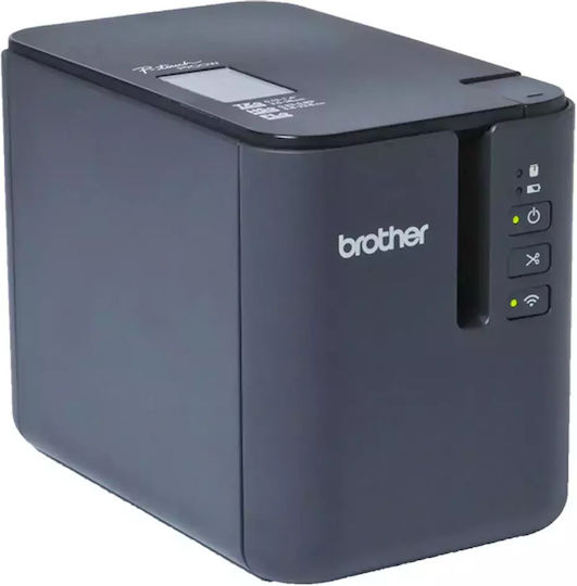 Imprimantă termică directă Brother 360dpi Pt-p950nw Viteză de imprimare 60mm/s Lățime maximă de imprimare 36mm Conectivitate Usb Rețea Serial Wifi Etichetă cod de bare Da Ștampilă verde 3.5 Ron "ptp950nwyj1"