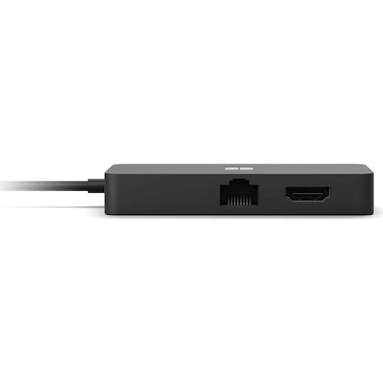 Microsoft Surface Travel Hub USB-C Docking Station με HDMI 4K PD Ethernet Μαύρο