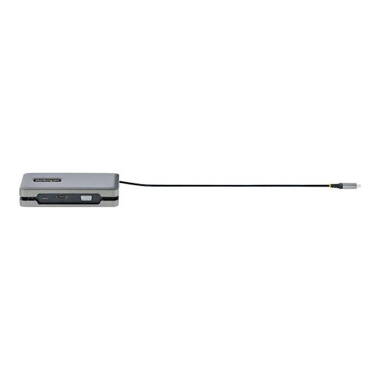 StarTech USB-C Docking Station mit HDMI 4K PD Ethernet und Verbindung 2 Monitore Gray (DKM31C3HVCPD)