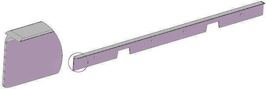 Marmouris Connector Aluminum for Countertops 63x63x4cm