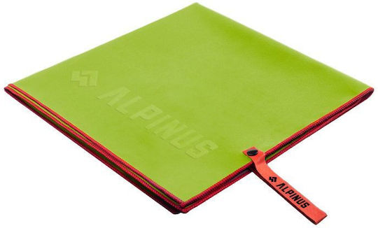 Alpinus Πετσέτα Microfiber Προσώπου Πράσινη 100x50εκ.