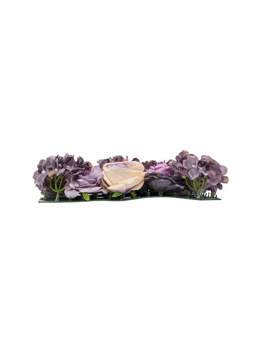 GloboStar Skopelos Planter Wicker Beige with Stand 26x26x36cm.