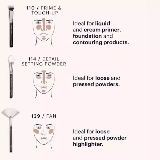 Zoeva Make-up Bürste aus Synthetischer Borste The Artists