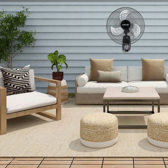 Eurolamp Commercial Round Fan with Remote Control 100W 50cm with Remote Control 300-23507