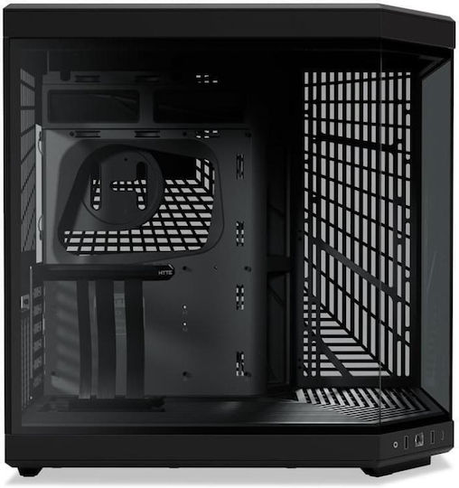 HYTE Y70 Touch Gaming Midi-Turm Computergehäuse mit Seitenfenster Schwarz