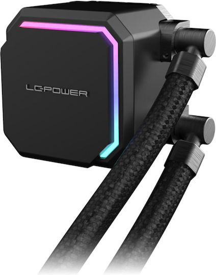 LC-Power Jet Flow Sisteme De Răcire Cu Apă AIO CPU Cu 2 Ventilatoare 140mm Și Iluminare ARGB