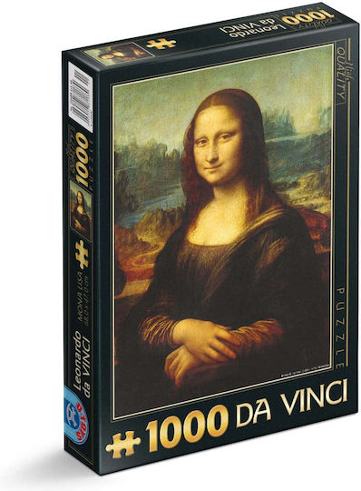 Puzzle Leonardo Da Vinci Mona Lisa 2D 1000 Piese
