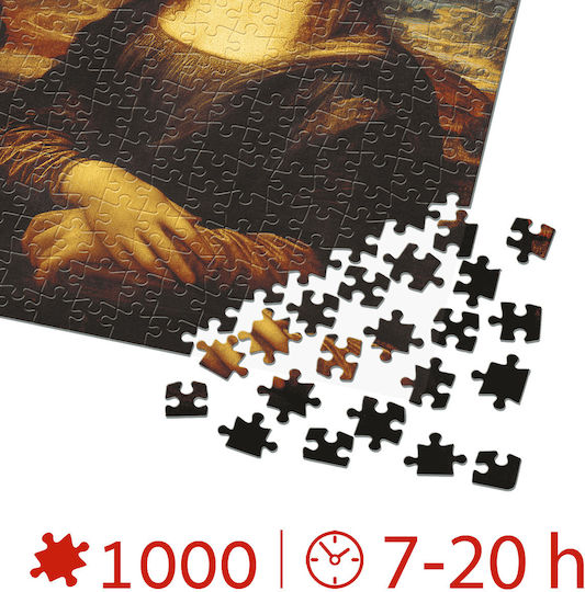 Puzzle Leonardo Da Vinci Mona Lisa 2D 1000 Piese