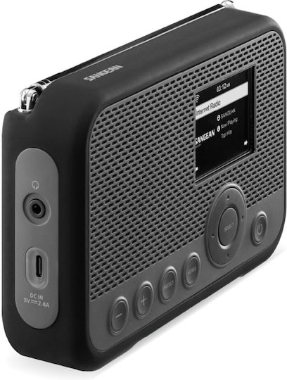 Sangean WFR-39 Portable Radio DAB+ Black