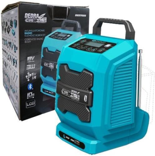 Dedra DED7005 Επαναφορτιζόμενο με Bluetooth και USB Μπλε