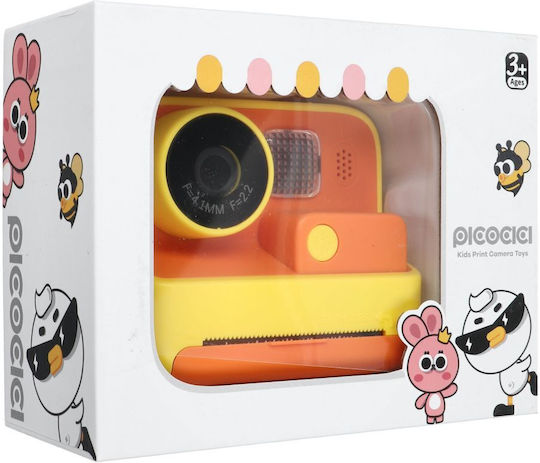 Picocici K27 Children's Camera 26MP Full HD (1080p) with Thermal Printing Yellow