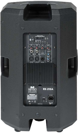 Metro ES215A Active Speaker PA 200W with Woofer 15" 41.8x37.9x68.8cm.