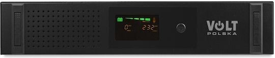 Volt Polska UPS Line-Interactive 850VA 480W με 5 Πρίζες