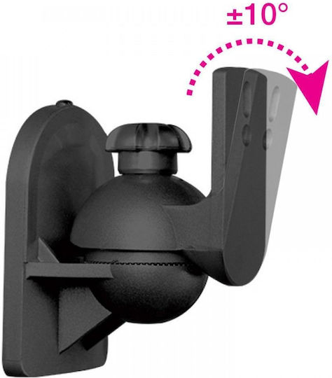 Techly Speaker Stands in Black Color