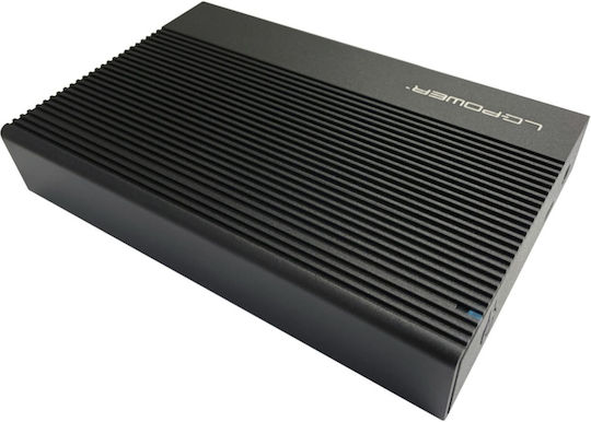 LC-Power Θήκη για Σκληρό Δίσκο 3.5" SATA III με σύνδεση Type-C