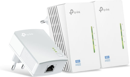 TP-LINK TL-WPA4220T KIT v1 Powerline Triple Wi‑Fi 4 and 2 Ethernet Ports
