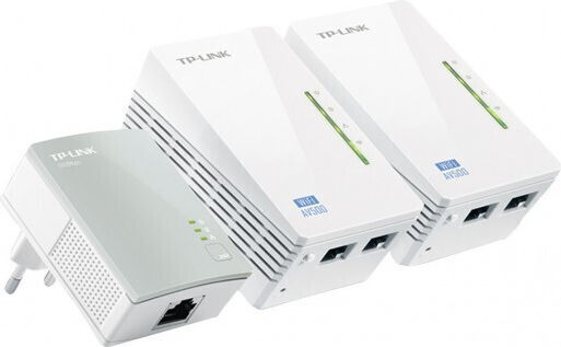 TP-LINK TL-WPA4220T KIT v1 Powerline Triple Wi‑Fi 4 and 2 Ethernet Ports