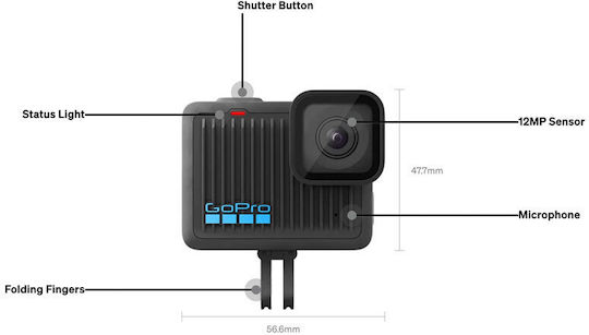 GoPro Hero Action Camera 4K Ultra HD Underwater Specialty Bundle with Touch Screen 1.7" and Wi-Fi Black