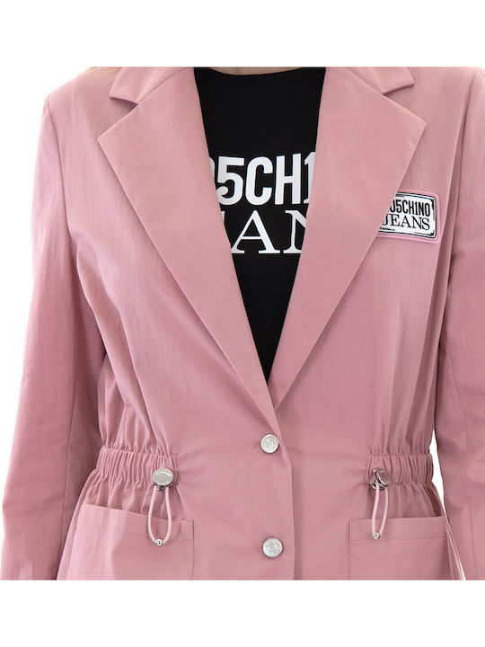 Moschino Long Women's Blazer Pink