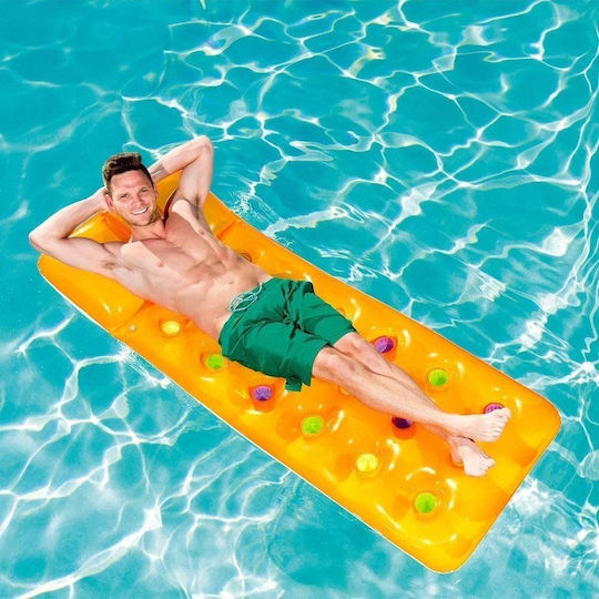 Bestway Inflatable Beach Mattress Yellow 188x71cm