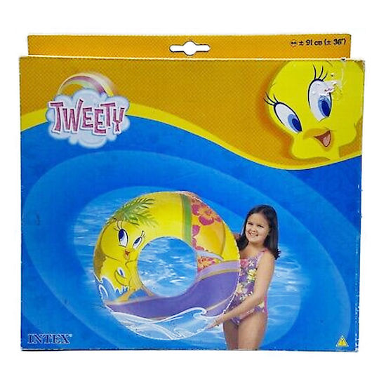 Inflatable Donut Intex Looney Tunes Tweety Swim