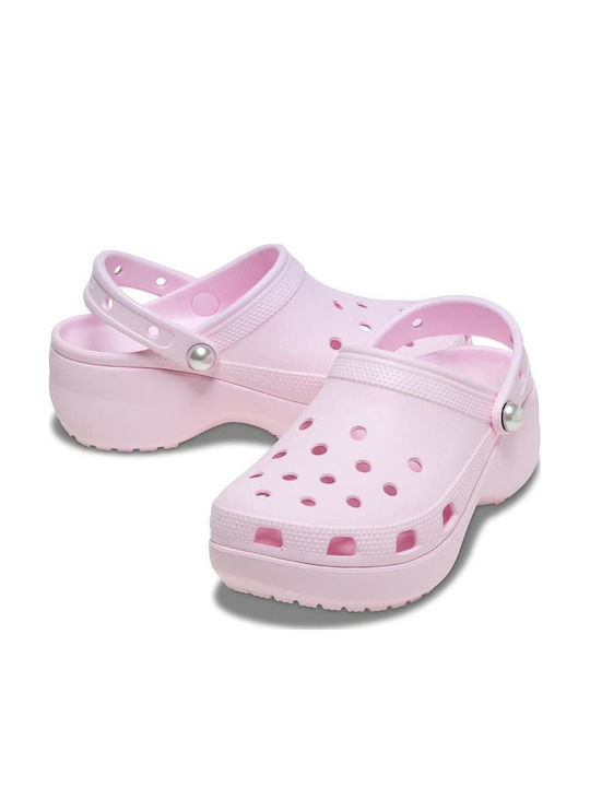 Crocs Classic Pearl Femei Sabot Roz