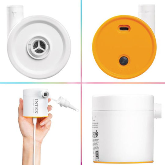 Intex Τρόμπα Χειρός για Φουσκωτά Λευκό