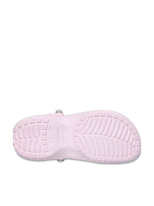 Crocs Classic Pearl Femei Sabot Roz