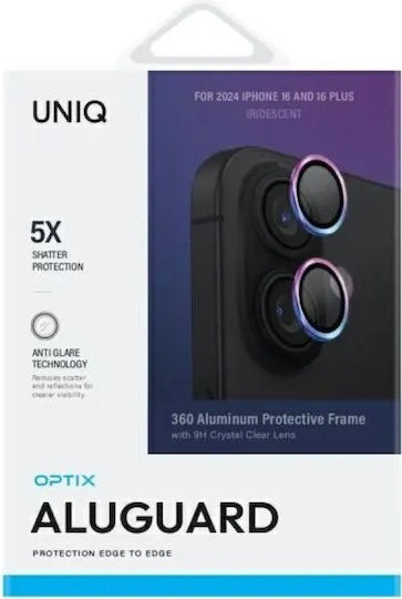 Uniq Kameraobjektiv Schwarz für (IPHONE 16, IPHONE 16 PLUS)