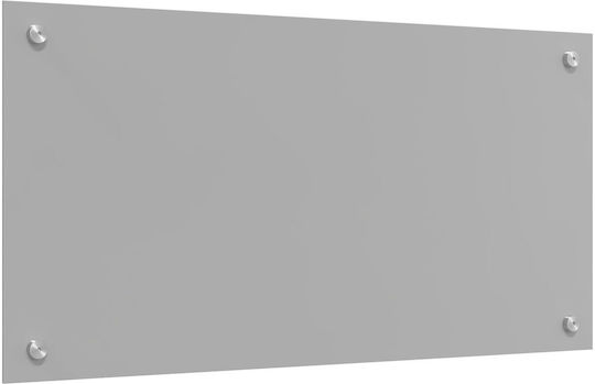 vidaXL Christmas Glass Glass Gray L80xW40cm.