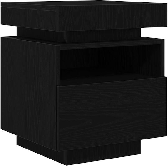 Noptieră Black oak 40x39x48.5cm