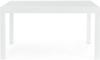 Wooden Masa pentru spații exterioare Extensibil Cliv Alb 135(+135)x90x75buc