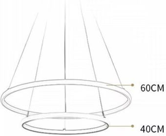 Home Lighting Κρεμαστό Φωτιστικό Χρυσό LED με Ρυθμιζόμενο Λευκό Φως