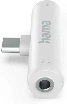 Hama 201723 Audio Adapter USB-C 3.5mm Jack PD White